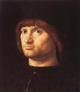 Antonello da Messina Portrat of a man painting